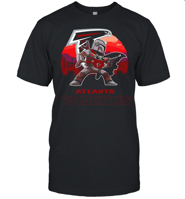 The Mandalorian Star War Baby Yoda With Atlanta Falcons 2021 shirt