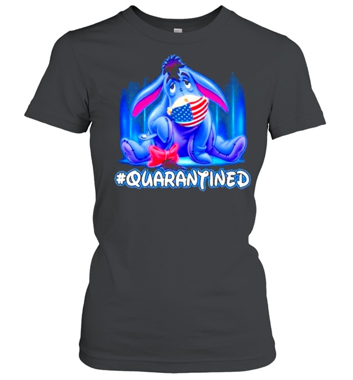 Eeyore #quarantined american flag shirt Classic Women's T-shirt