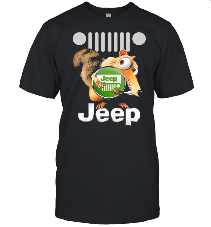 Squirrel Nuts With Logo Jeep Shirt