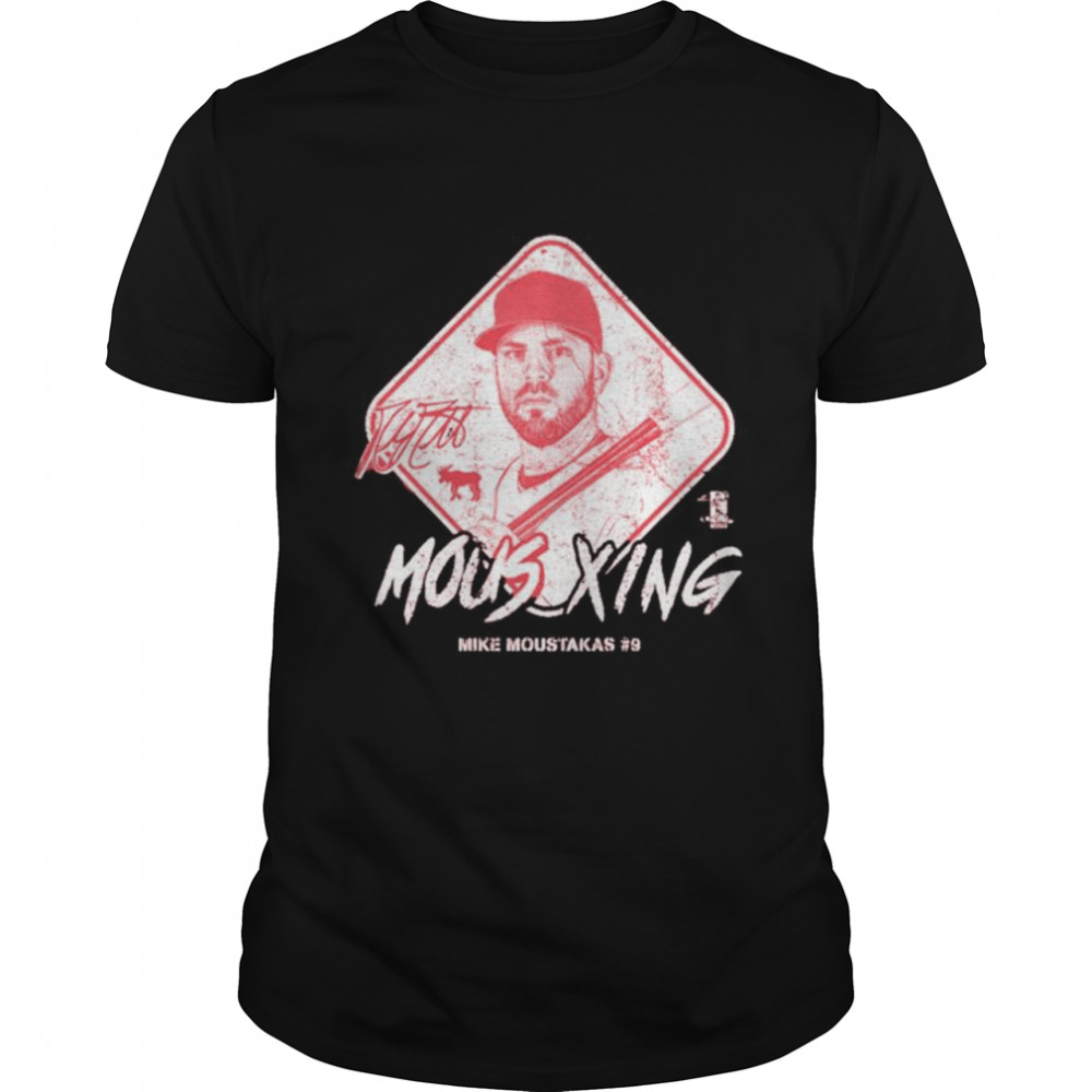 Mike Moustakas MLBPA mous xing shirt