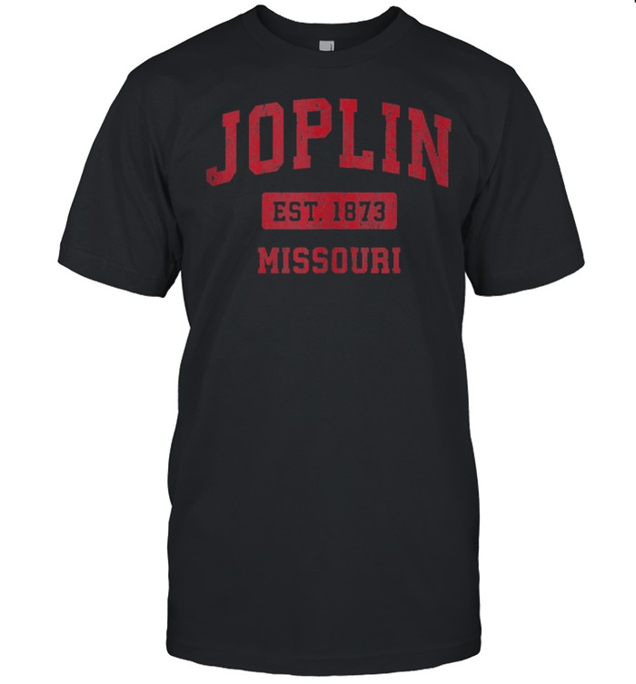 Joplin Missouri MO Vintage Sports Design Red Design shirt