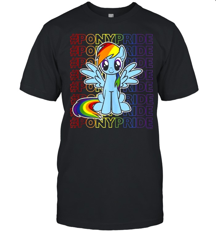 My Little Pony Friendship Is Magic Rainbow Pride Stack Shirt