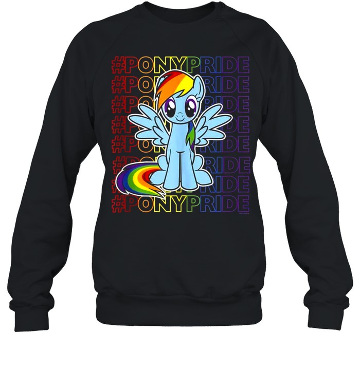 My Little Pony Friendship Is Magic Rainbow Pride Stack  Unisex Sweatshirt