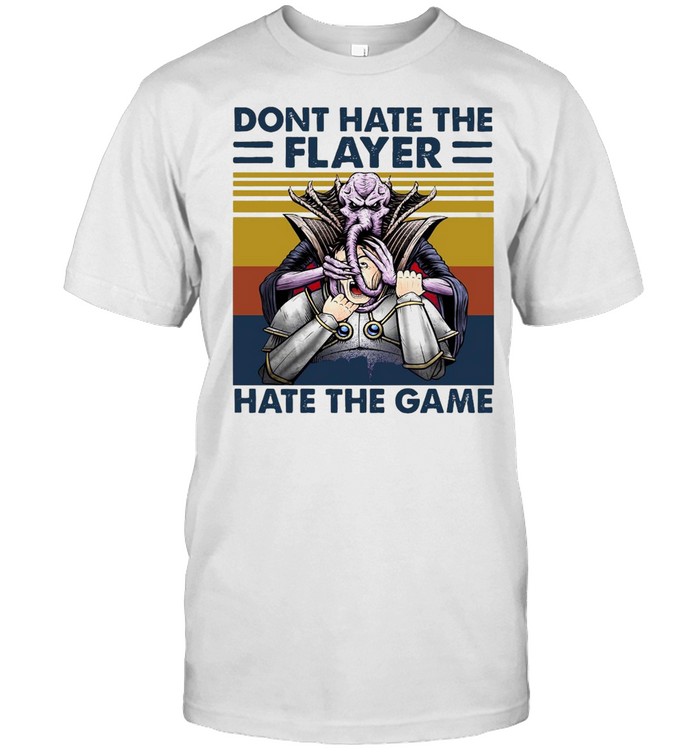 Don’t Hate The Player Hate The Game Vintage Retro T-shirt