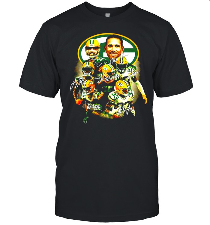 Green Bay Packers all team signatures shirt