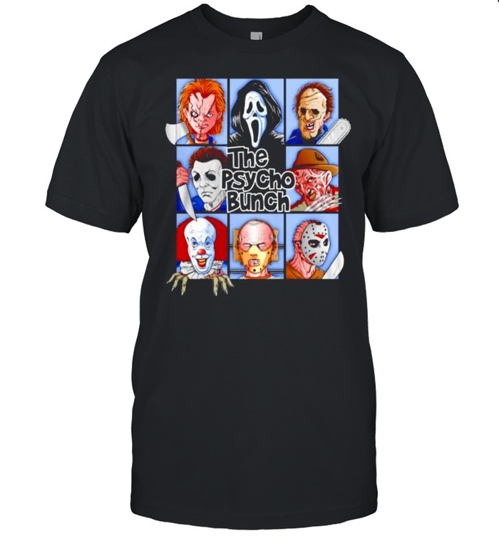 Horror Halloween the psycho bunch shirt