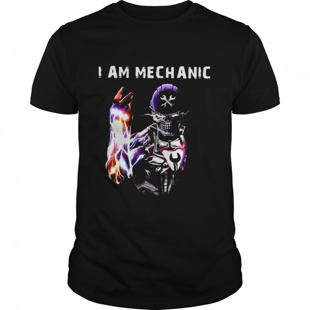 Skull I’m A Mechanic T-shirt