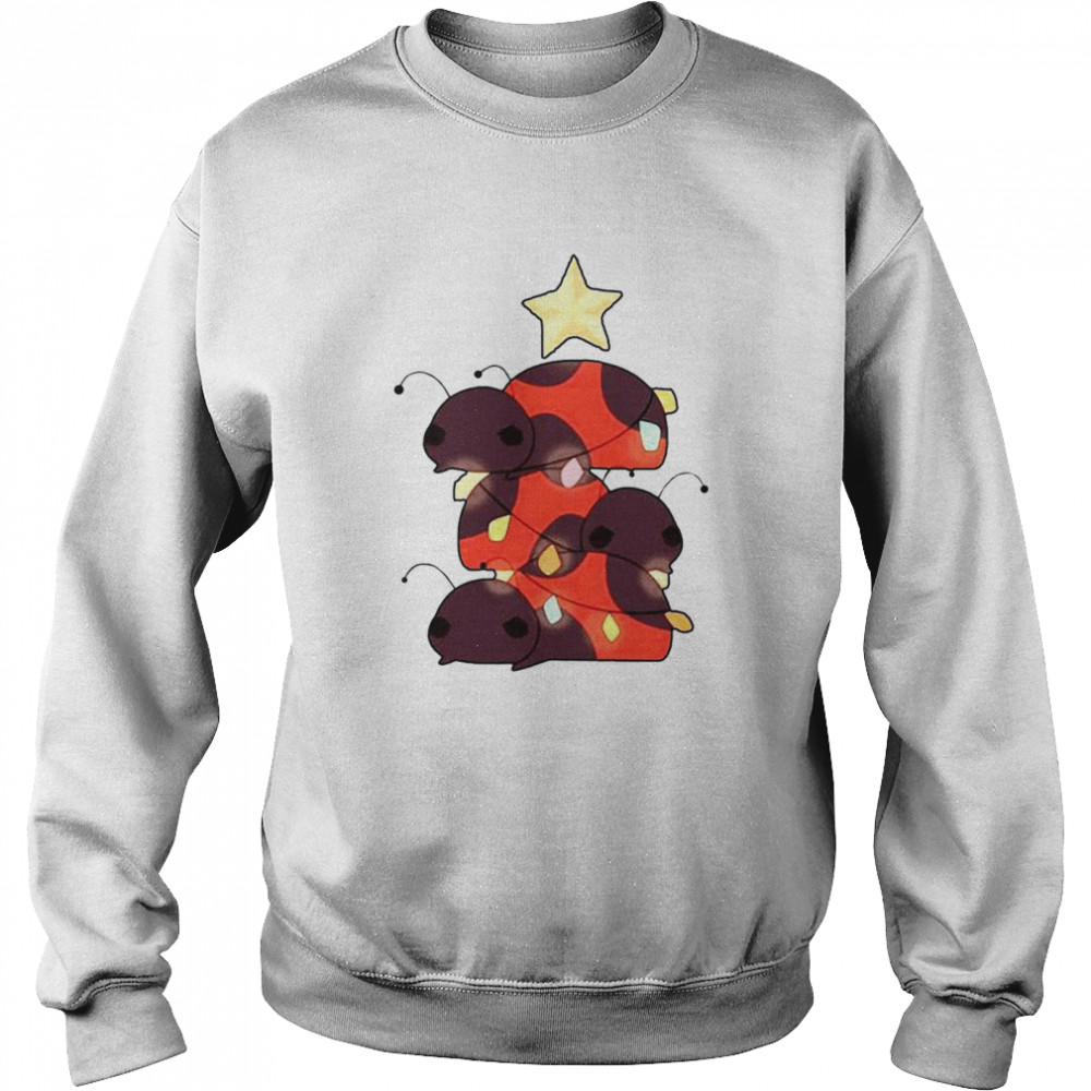Caitibugzz Bug Tree Christmas T-shirt Unisex Sweatshirt