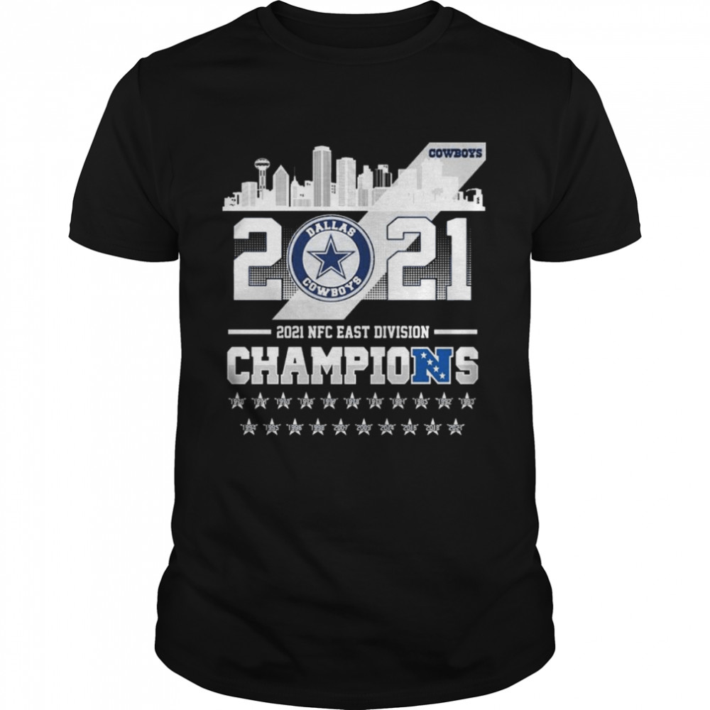 Dallas Cowboys 2021 Nfc East Division Champions 1970 2021 Shirt