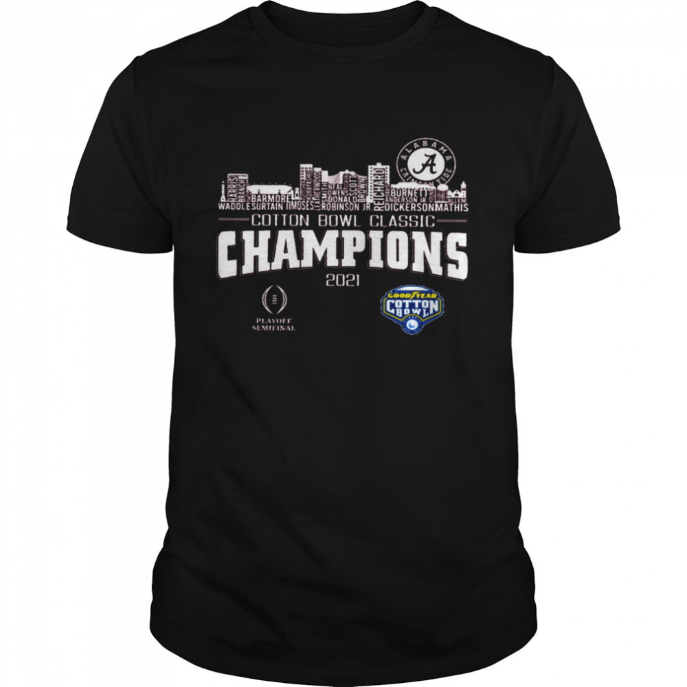 Cotton Bowl Classic Champions 2021 Alabama Shirt
