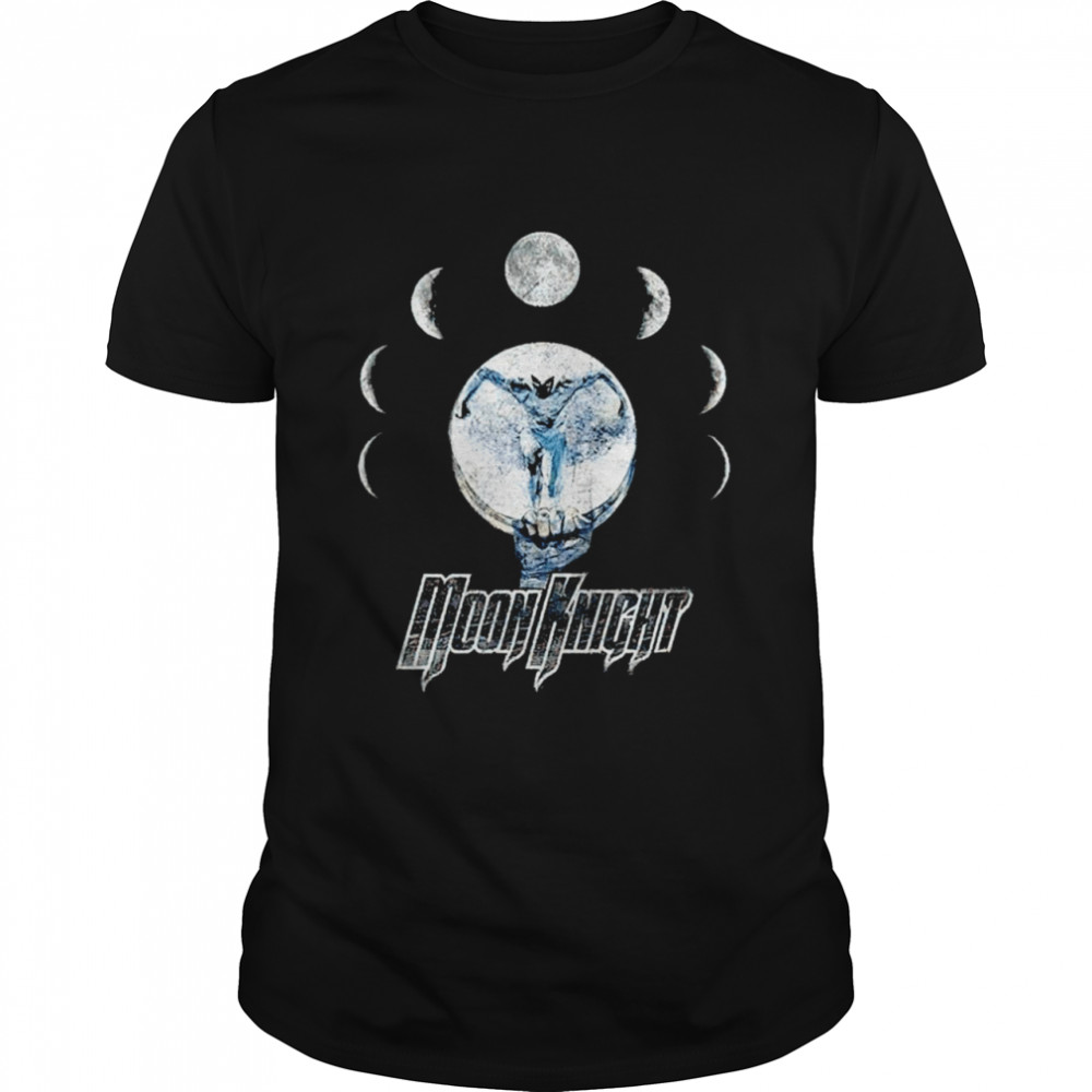 Marvel Moon Knight Epic Moon Phase Badge Graphic Shirt