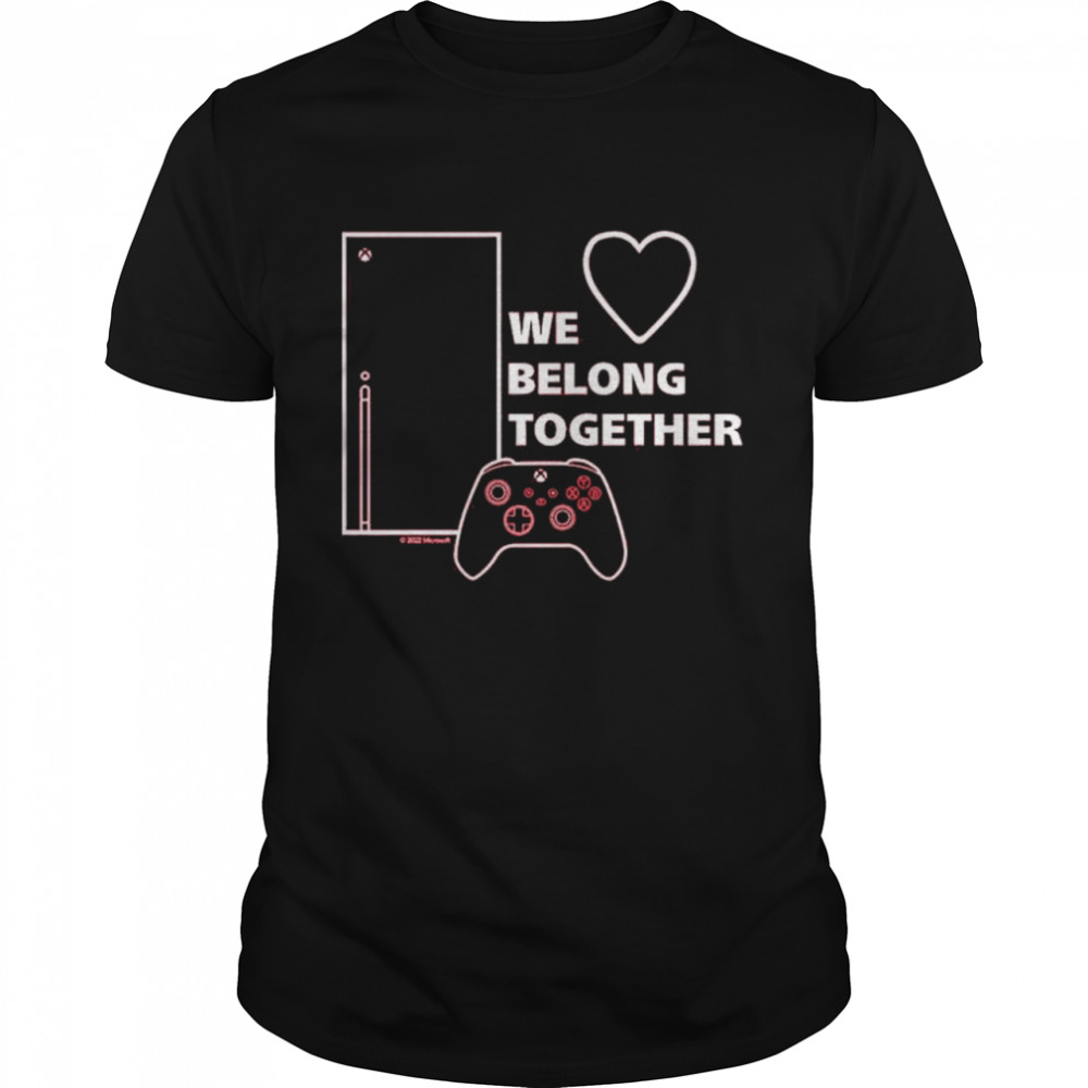 Xbox Valentines We Belong Together shirt